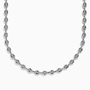 Men's Sterling Silver Mariner Link Necklace