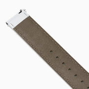 White – Extra-Long 18mm Smooth Calf Leather Watch Strap