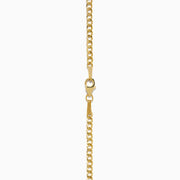The 14K Yellow Gold Heart Curb Chain Bracelet features a delicate heart-shaped charm on a classic curb chain, shown on a plain white background.
