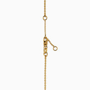 The Mosaic 14K Yellow Gold Multi Color Gemstone Beaded Chain Bracelet showcases rectangular multicolored gemstones in a row, with a clasp and adjustable beaded chain, shown on a white background.