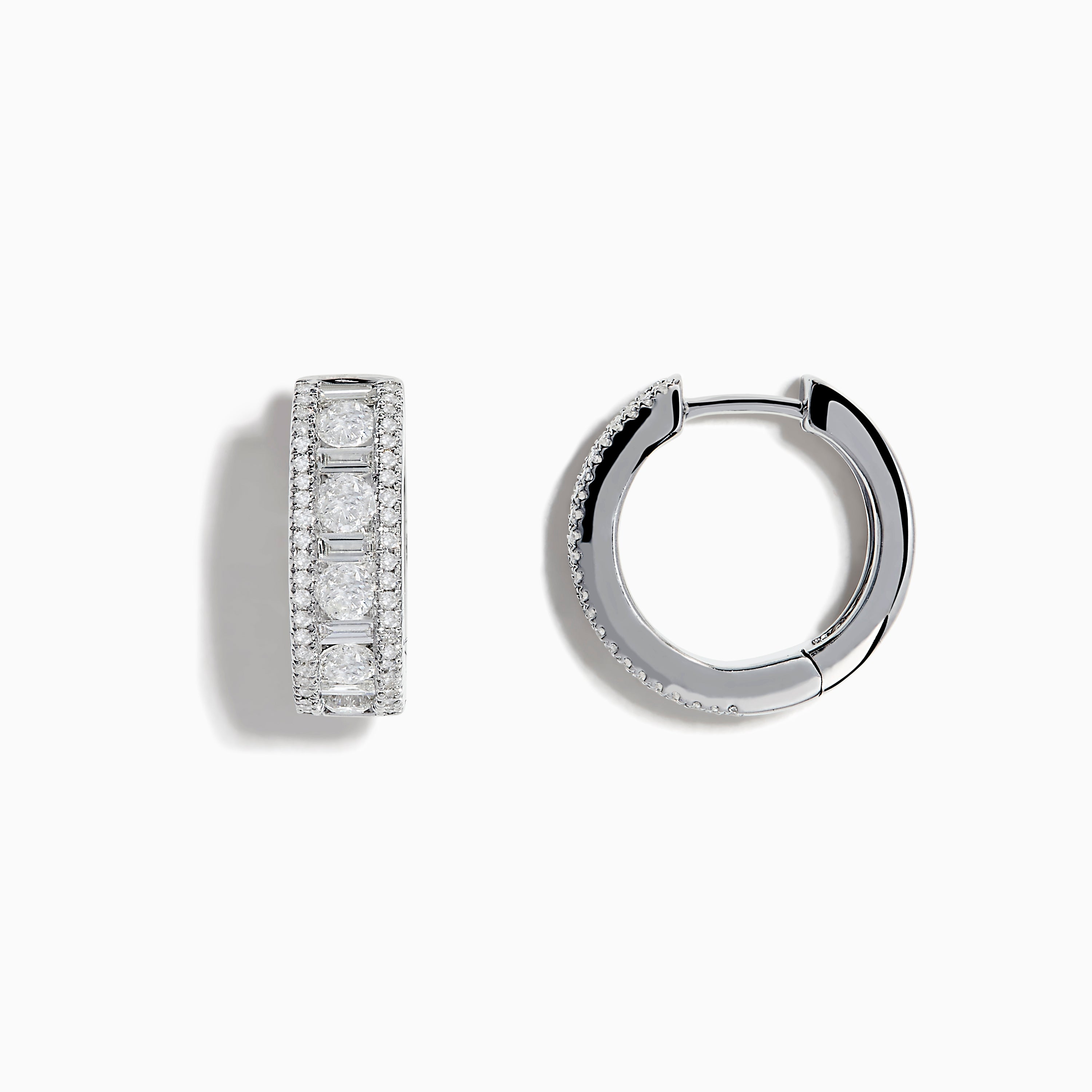 Cocci Collection 14K Gold Polished 1.00ctw Pave Diamond Stud Earrings main image 1