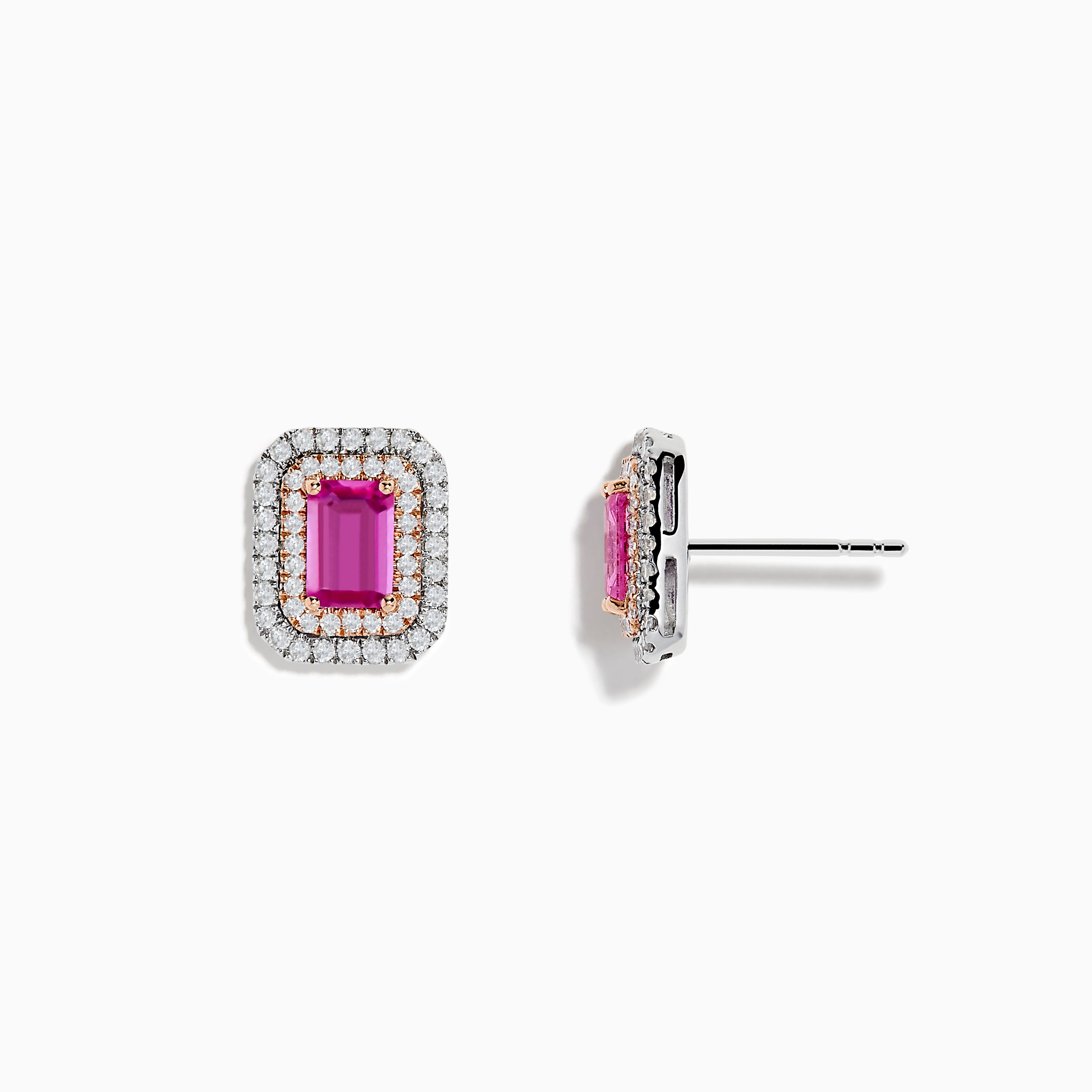 Candy 18K Two-Tone Multi-Stone Earrings