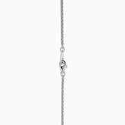 The Ocean Bleu 925 Sterling Silver and 18K Yellow Gold Blue Topaz Pendant features a rectangular faceted blue topaz framed by twisted silver and yellow gold accents on a sterling silver chain.
