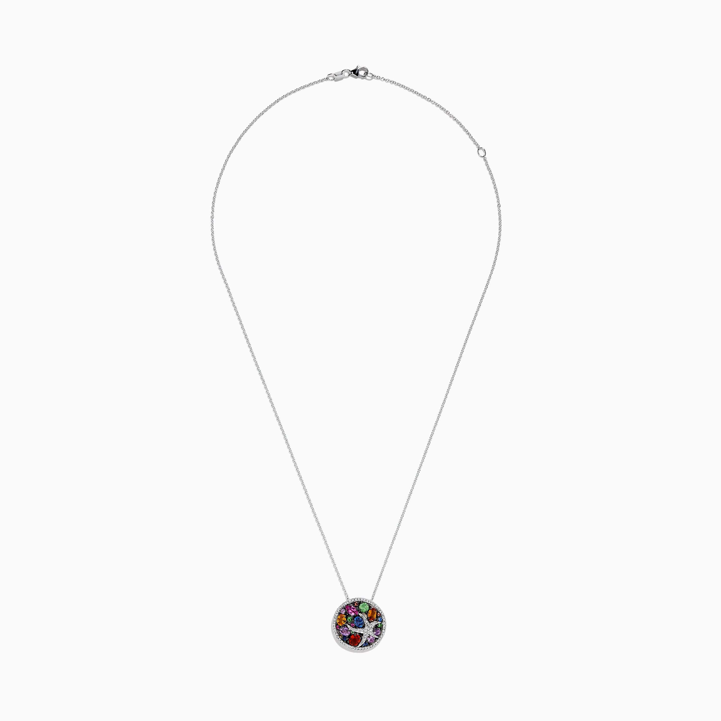 Sapphire & 14k Gold Revival Mini Deep Sea Pendant Necklace