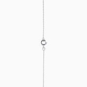 The 14K White Gold Diamond Accented Infinity Necklace features a sparkling infinity symbol pendant and is shown on a plain white background.
