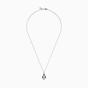 The Seaside 14K Two Tone Gold Diamond Penguin Pendant features black, white, and gold accents with sparkling diamond details for a charming look. Photographed against a plain white background.