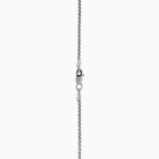 Men's 14K White Gold Ruby, Blue Sapphire and Diamond Eagle Pendant