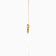 The 14K Rose Gold Brown and White Diamond Pendant features a round brown and white diamond in a star-shaped design with small white stones, shown on a gold chain necklace against a white background.