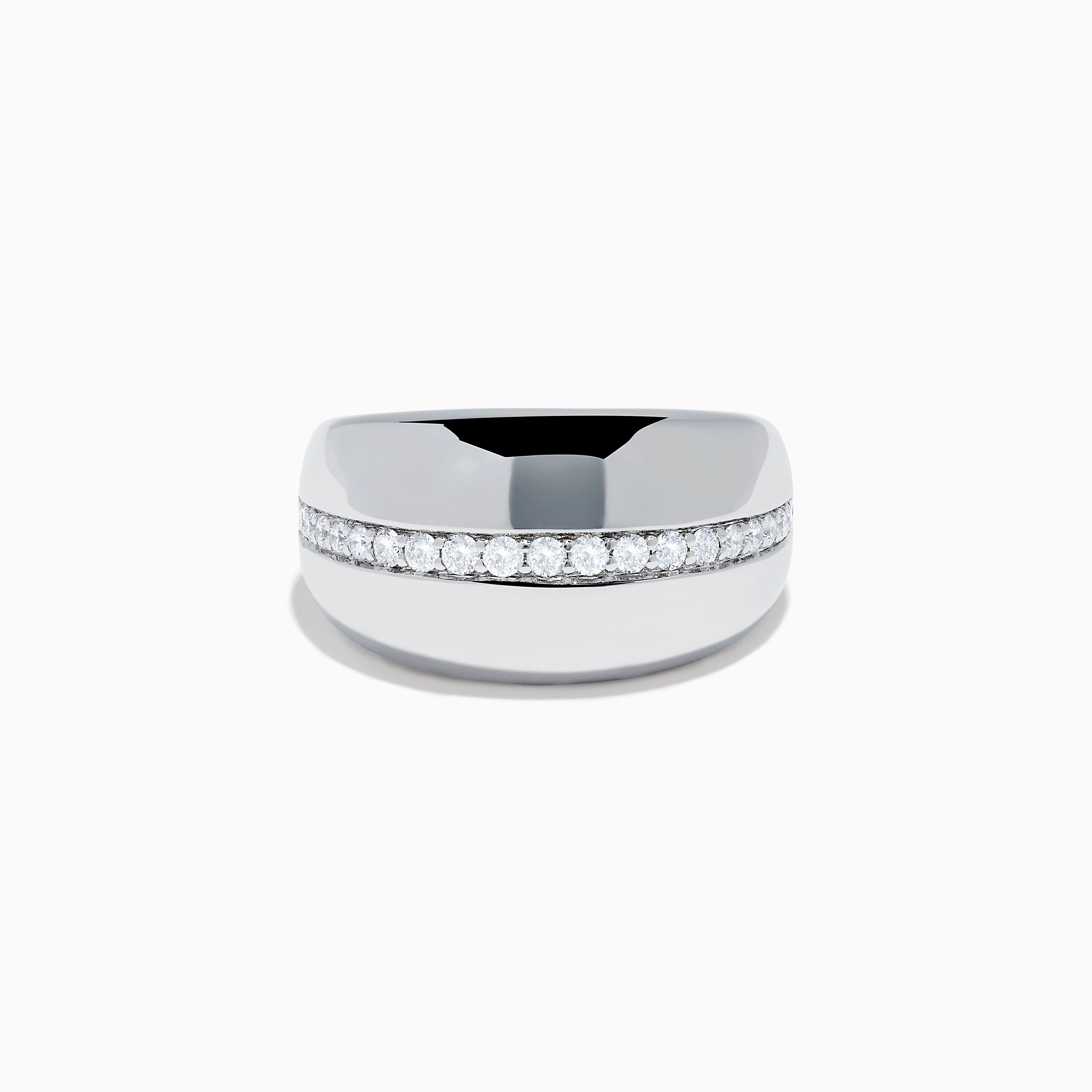 925 Sterling Silver Diamond Wide Dome Ring – effyjewelry.com