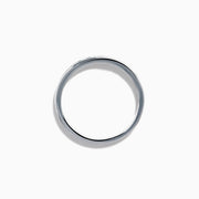 A 14K White Gold 10-Stone Channel Set Diamond Band, 0.25 TCW, featuring a row of sparkling round diamonds set along the band, shown on a plain white background.
