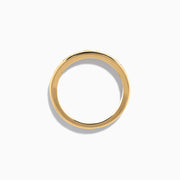 The 14K Yellow Gold 10-Stone Channel Set Diamond Band, 0.50 TCW, features a row of round white diamonds set along the band and is displayed on a plain white background.
