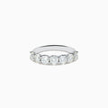 The Pave Classica 14K White Gold Round Brilliant Diamond Band, featuring 1.72 TCW of round-cut diamonds in a straight line, is displayed on a plain white background.