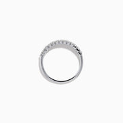 Lab Grown Diamond Double-Row Band in 14K White Gold