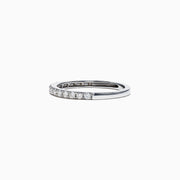 The Pave Classica 14K White Gold Diamond Band, 0.34 TCW, features a row of sparkling diamonds set along the band and is displayed against a plain white background.