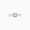 The Bridal 14K White Gold Diamond Ring, 0.53 TCW, features a round brilliant-cut diamond on a polished white gold band, shown against a white background.