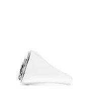 Mens Sterling Silver Onyx Anchor Ring, 6.00 TCW: Features a rectangular black onyx face with a raised, rope-wrapped anchor framed by a twisted silver border.