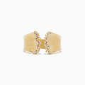 The Doro 14K Yellow Gold Open Shank Diamond Ring features an open shank design with sparkling diamonds totaling 0.17 carats—an elegant piece from Effy D’oro.
