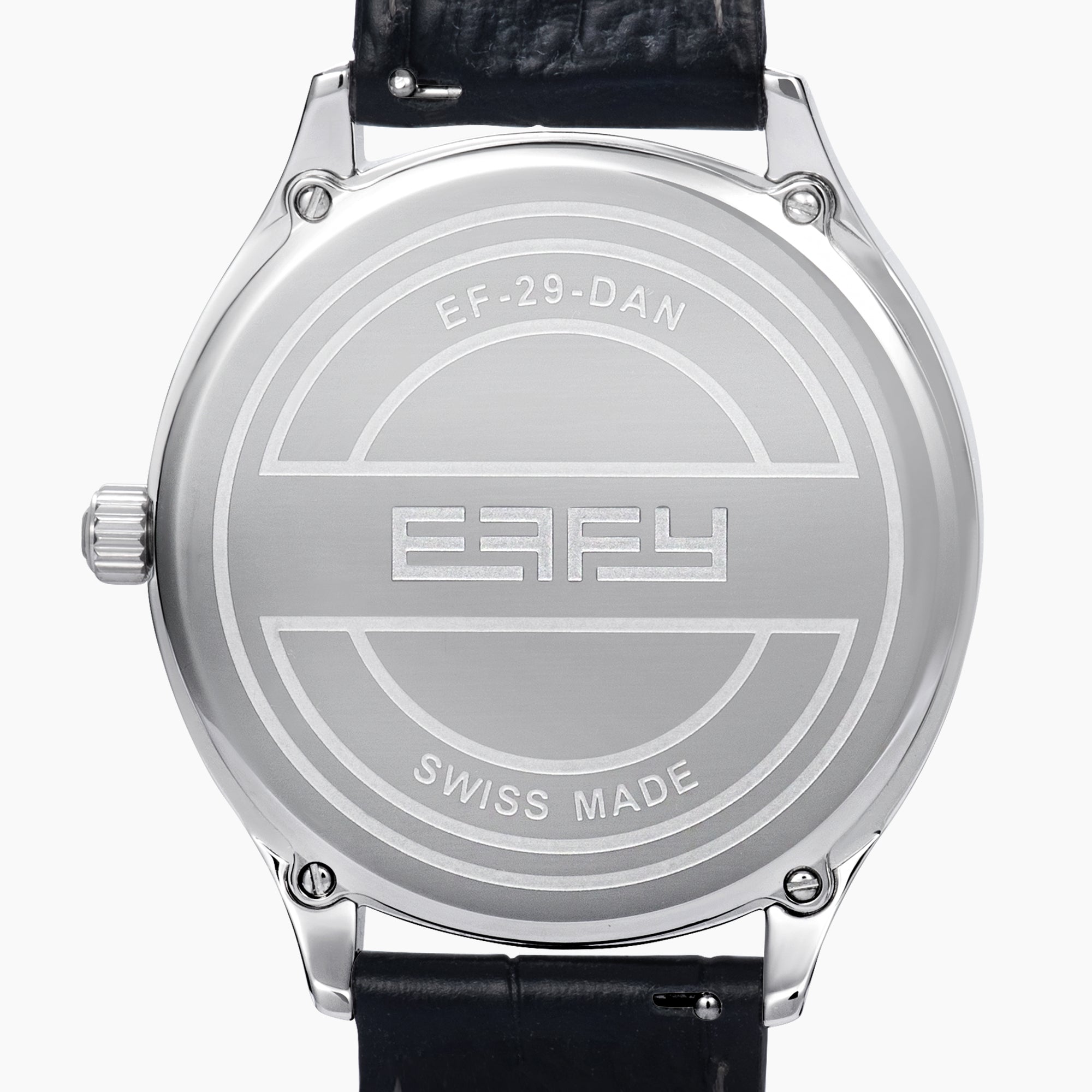 The 41MM Swiss Made Stainless Steel Signature Panther Watch with Diamonds features a jeweled panther design with black spots, emerald eyes, and a diamond-studded face, displaying the time in a small subdial.