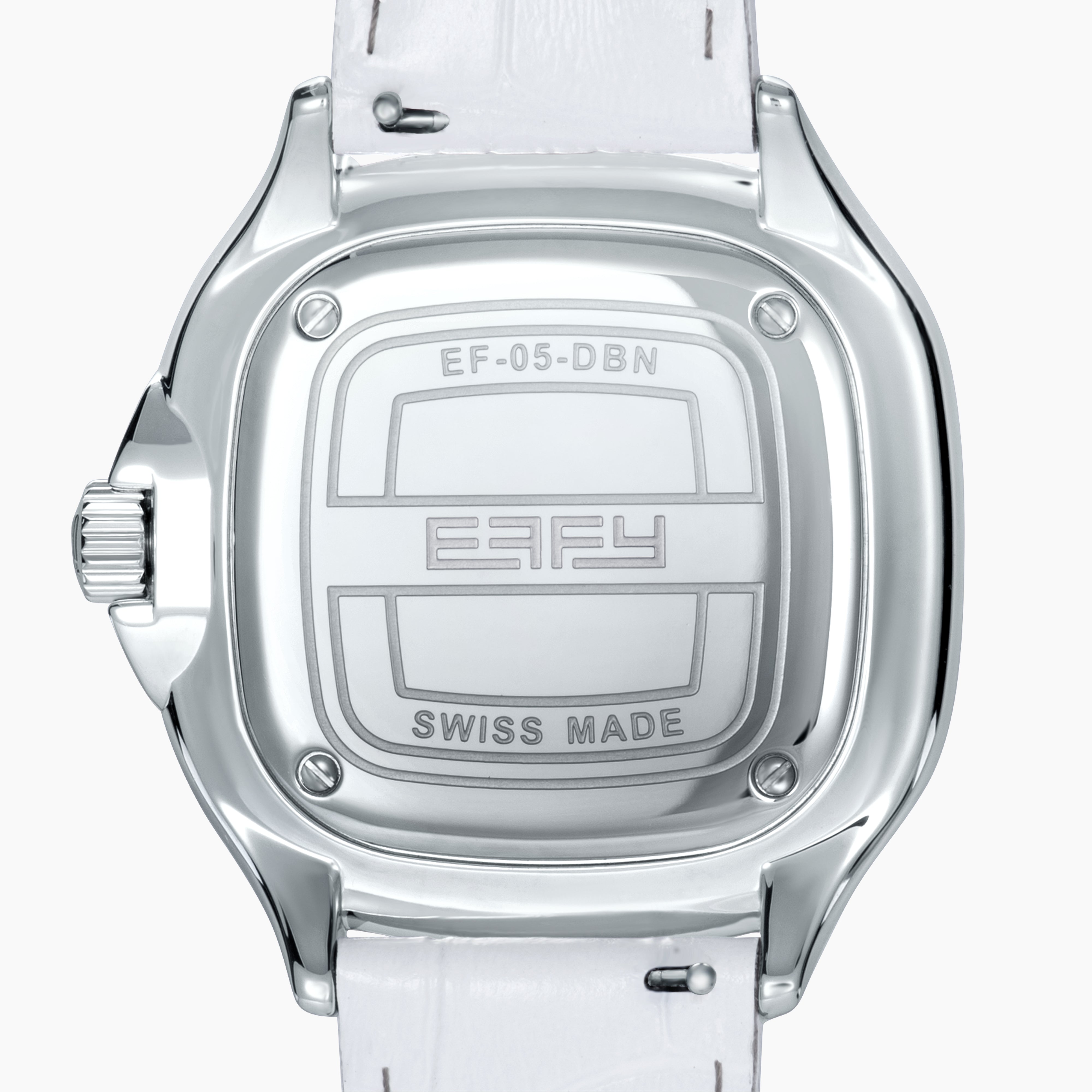 39MM Swiss Made Stainless Steel Watch with Diamonds and  display picture 1