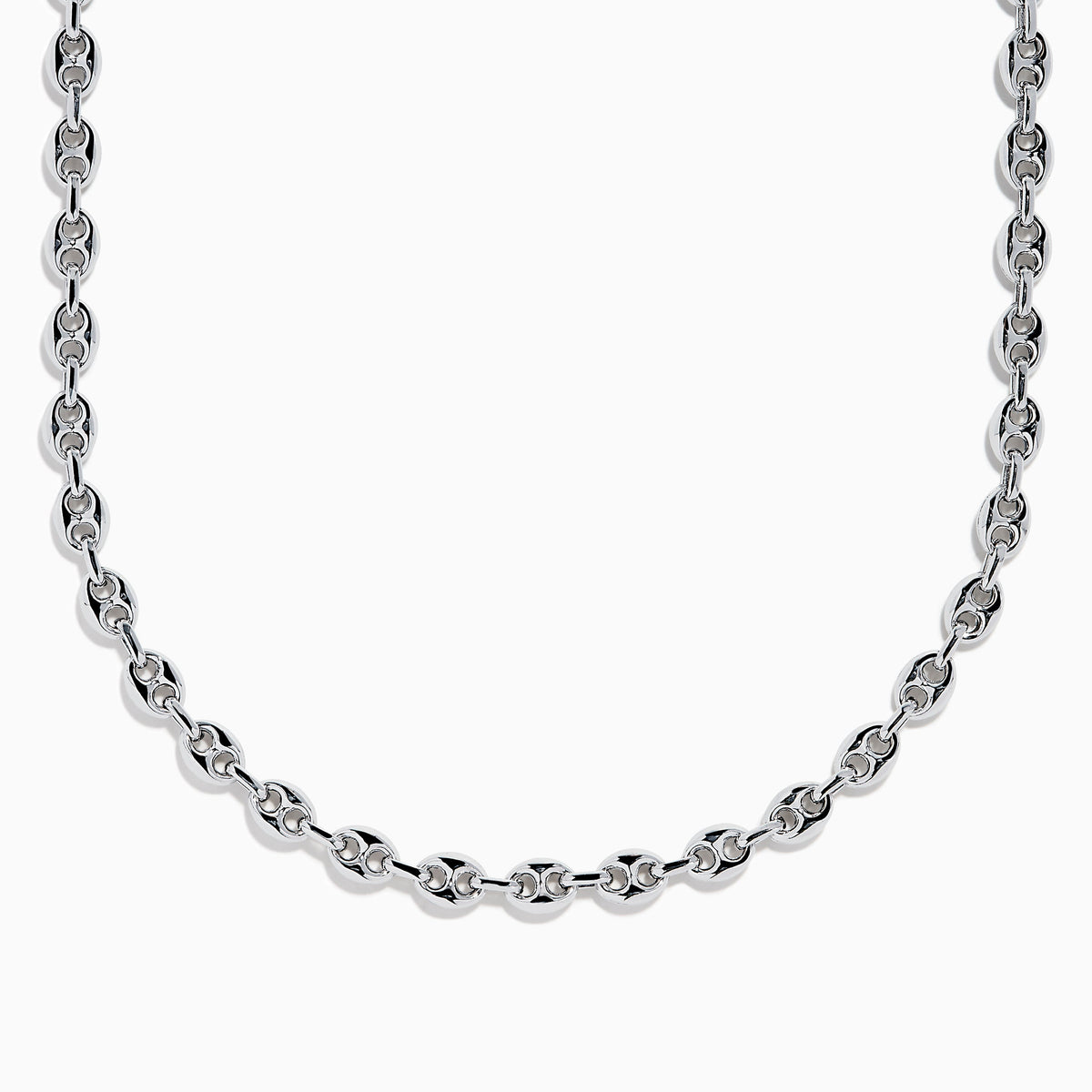 Men's Sterling Silver Mariner Link Necklace