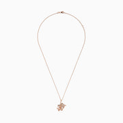 The Novelty 14K Rose Gold Diamond Octopus Pendant by Effy features a delicate octopus design set with sparkling diamonds (0.20 TCW), displayed on a fine chain against a white background.