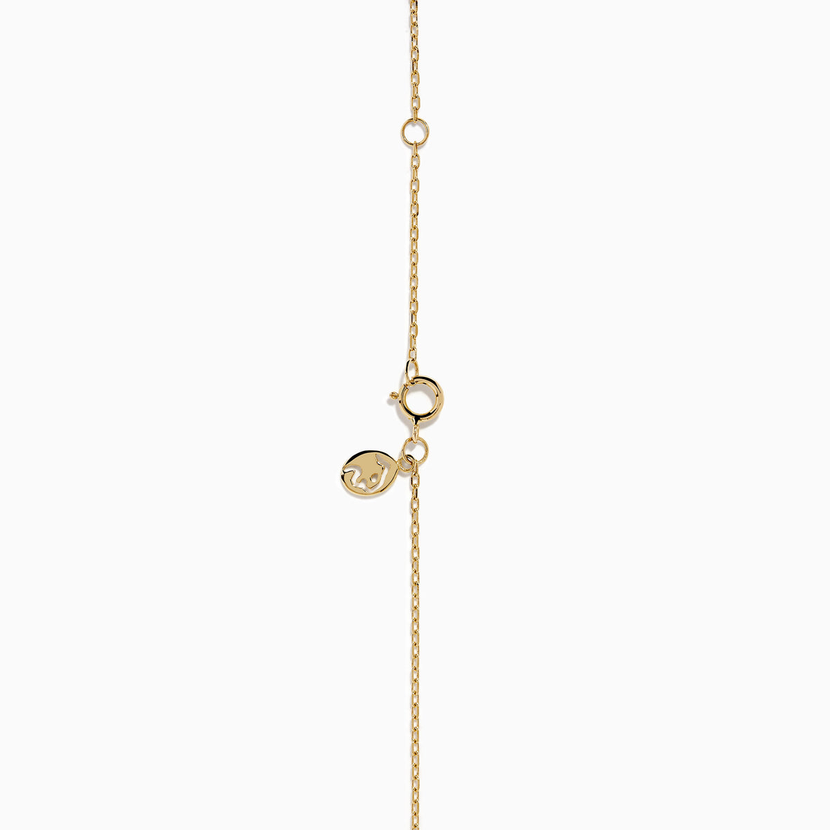 Watercolors 14K Yellow Gold Multi Sapphire and Diamond Bar Pendant