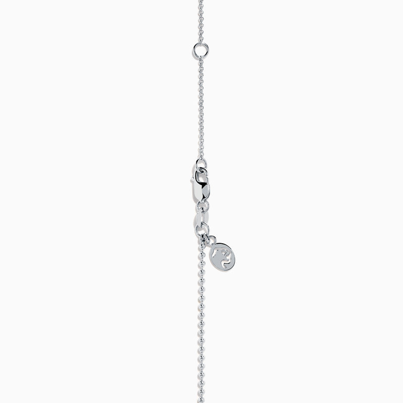 The Zodiac 925 Sterling Silver and Diamond Capricorn Necklace features a round, textured pendant engraved with a figure playing soccer, offering a unique twist on the classic Zodiac style. Shown against a plain white background.