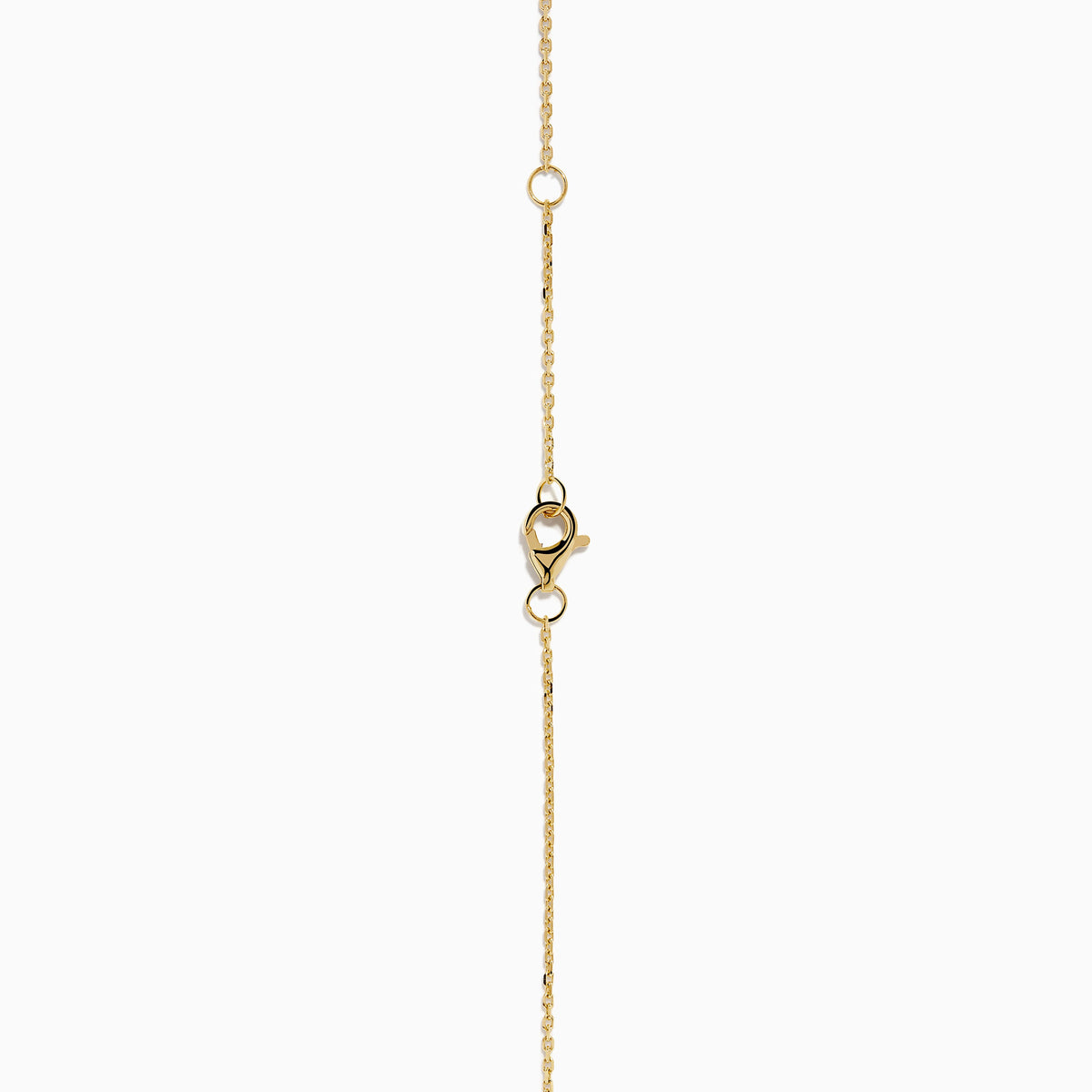 18K Yellow Gold Yellow and White Diamond Alternating Circle Pendant