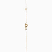 18K Yellow Gold Yellow and White Diamond Alternating Circle Pendant