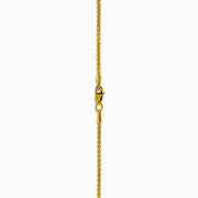 Men's 14K Yellow Gold Lapis Lazuli and Diamond Accented Evil Eye Pendant