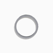 The 14K White Gold Channel Set Diamond Eternity Band, 0.50 TCW, features round diamonds in a continuous channel setting encircling the band, shown on a white background.