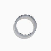The 14K White Gold Channel Set Diamond Eternity Band, 3.00 TCW, features large round-cut diamonds evenly channel set around the ring and is shown on a plain white background.