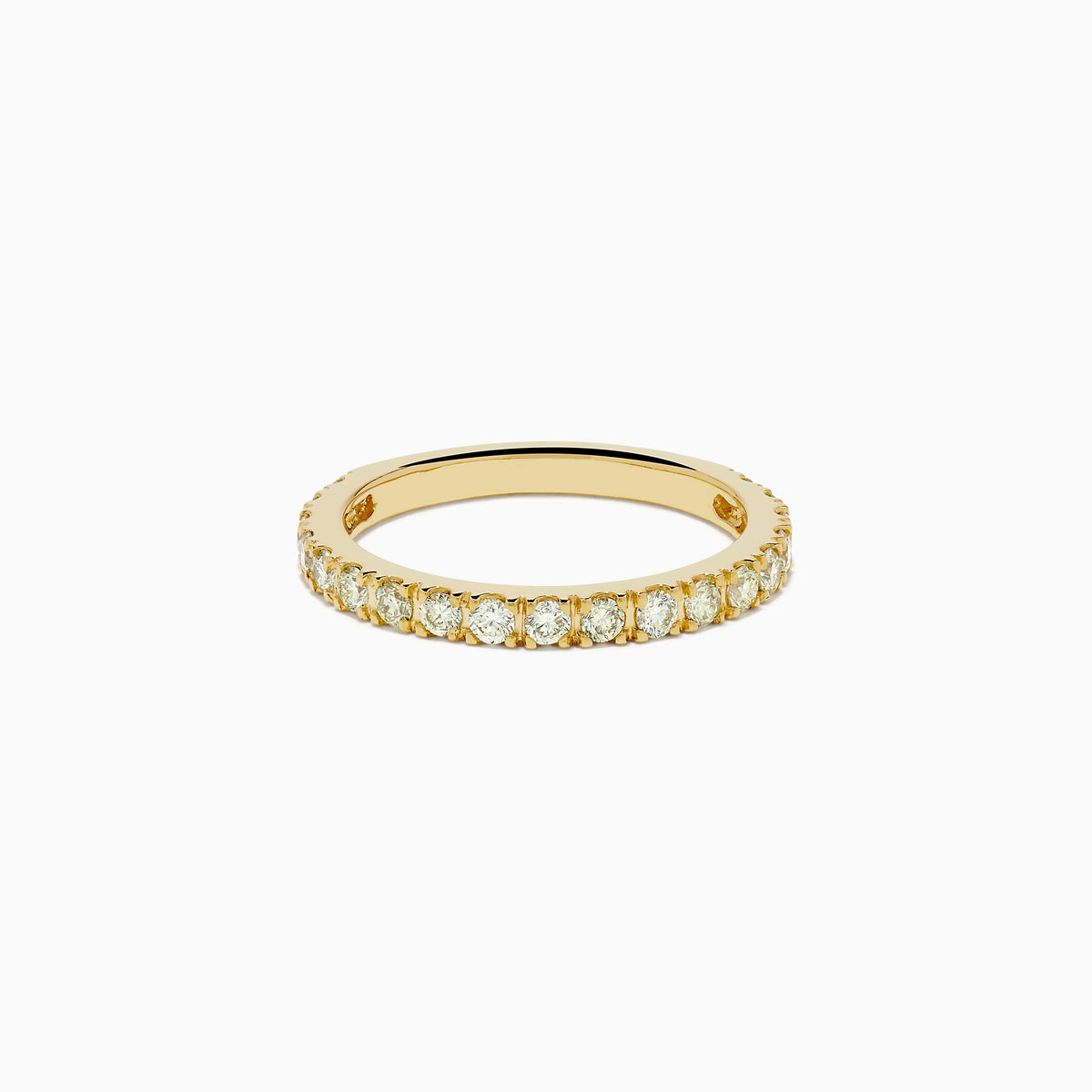 18K Yellow Gold Yellow Diamond Eternity Band