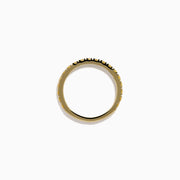 18K Yellow Gold Yellow Diamond Three-Quarter Eternity Band