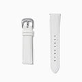 White – 20mm Smooth Calf Leather Watch Strap