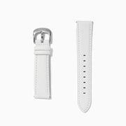 White – 20mm Smooth Calf Leather Watch Strap