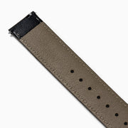 Black – 18mm Smooth Calf Leather Watch Strap