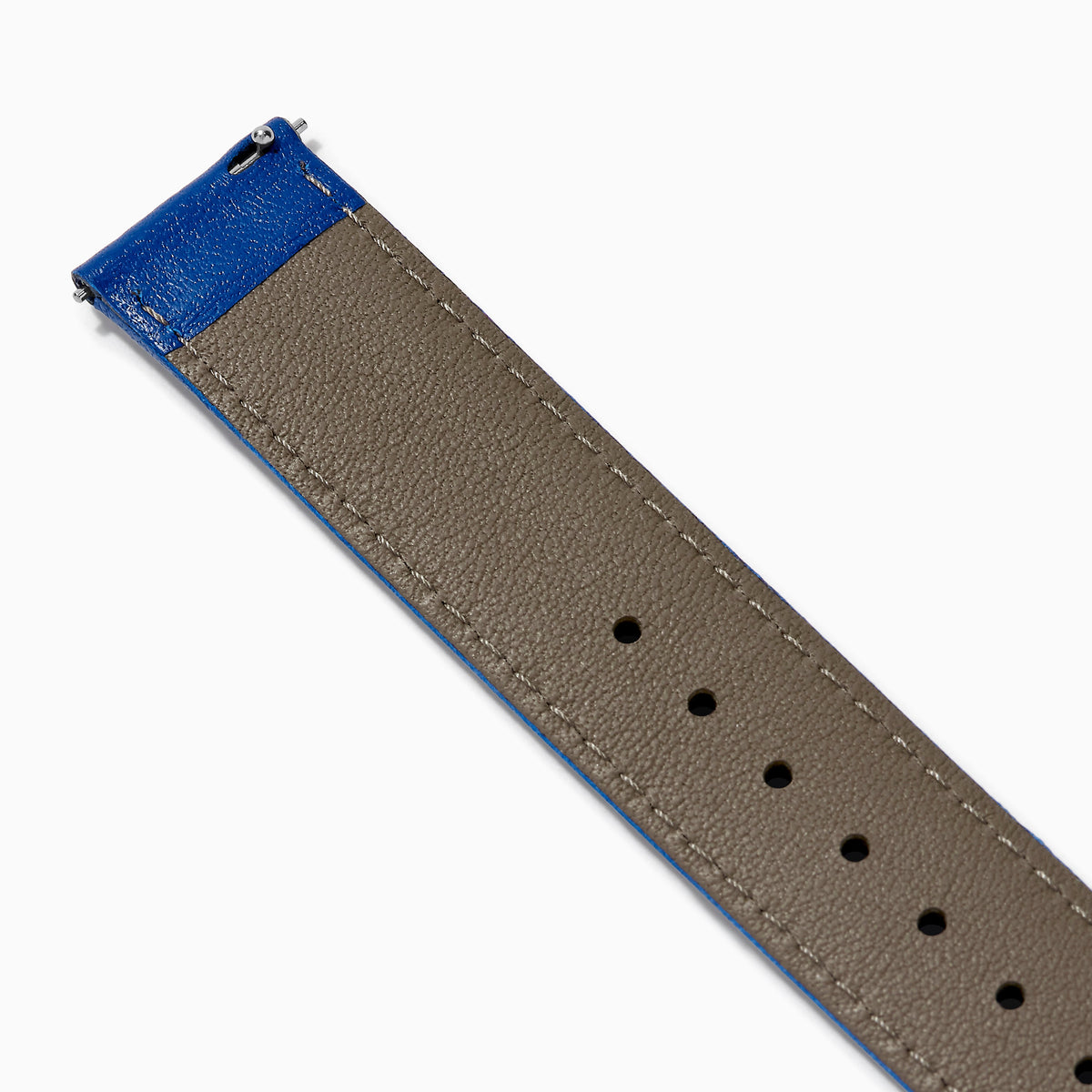 Blue – 18mm Smooth Calf Leather Watch Strap