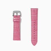 Pink – 22mm Exotic Print Calf Leather Watch Strap