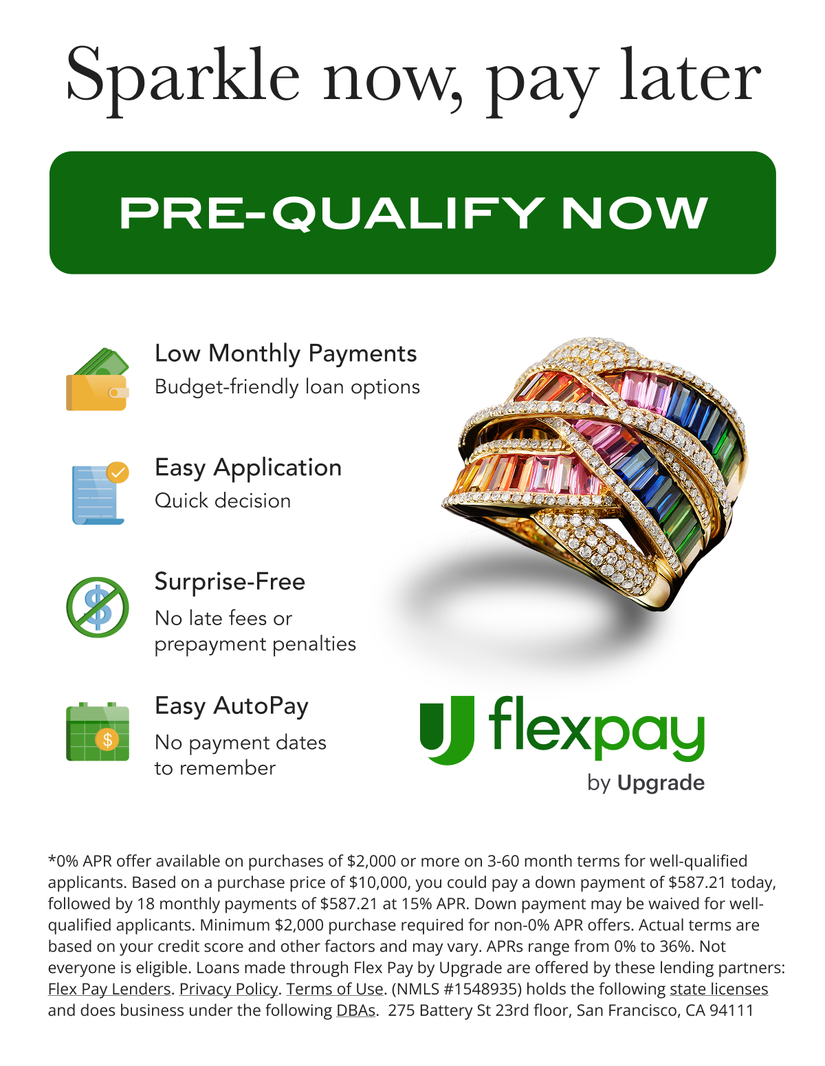 See if you qualify with FlexPay