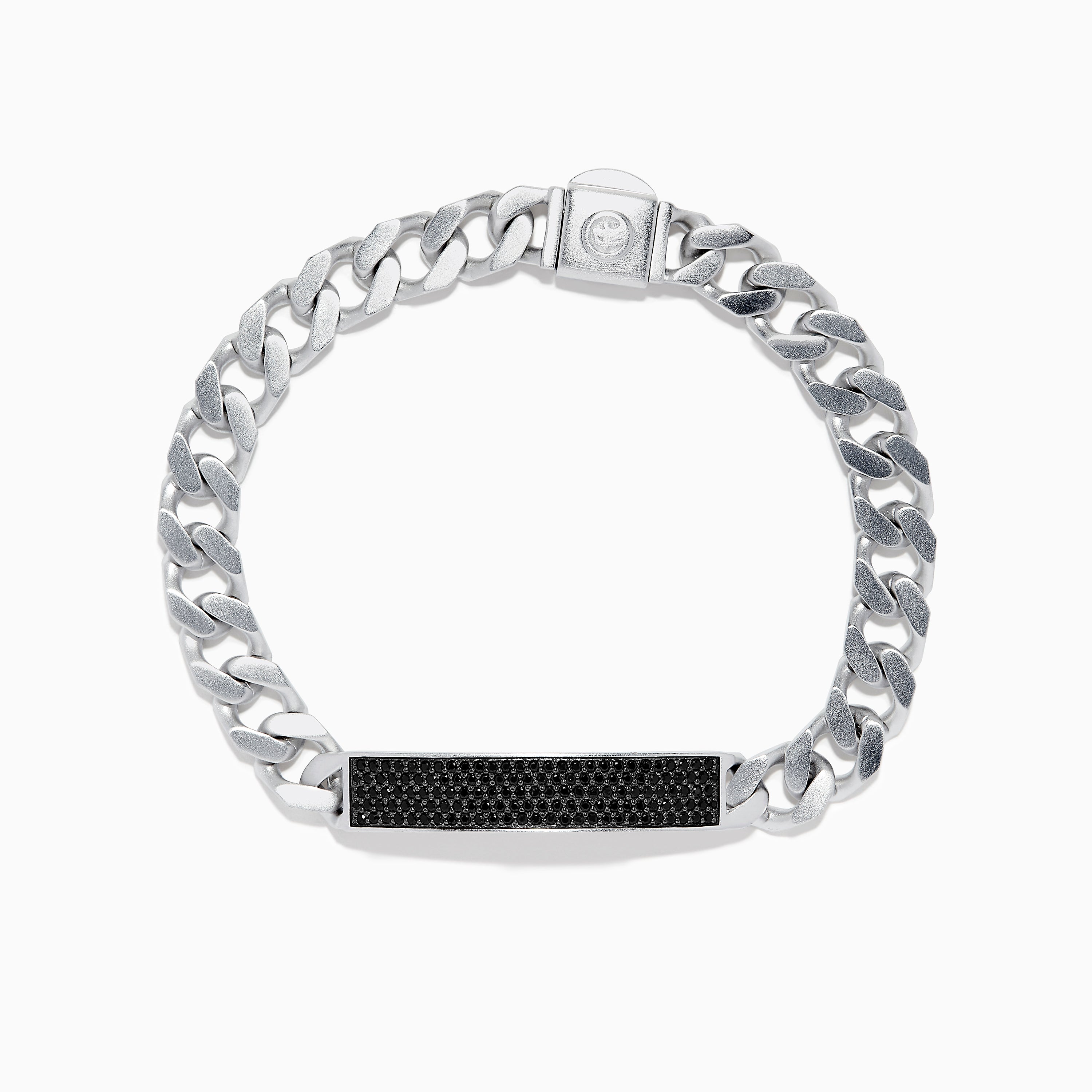 Effy Men\'s 925 Sterling Silver Black Spinel Bracelet –