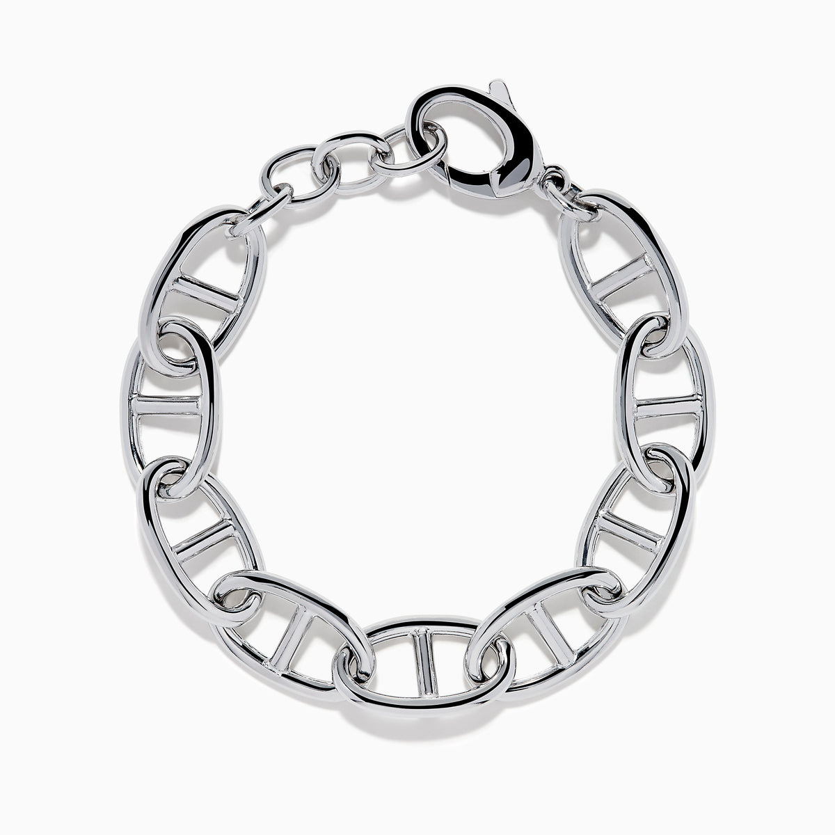 Men's Sterling Silver Mariner Link Bracelet