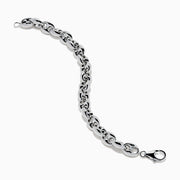 Sterling Silver Polished Oval Link Bracelet