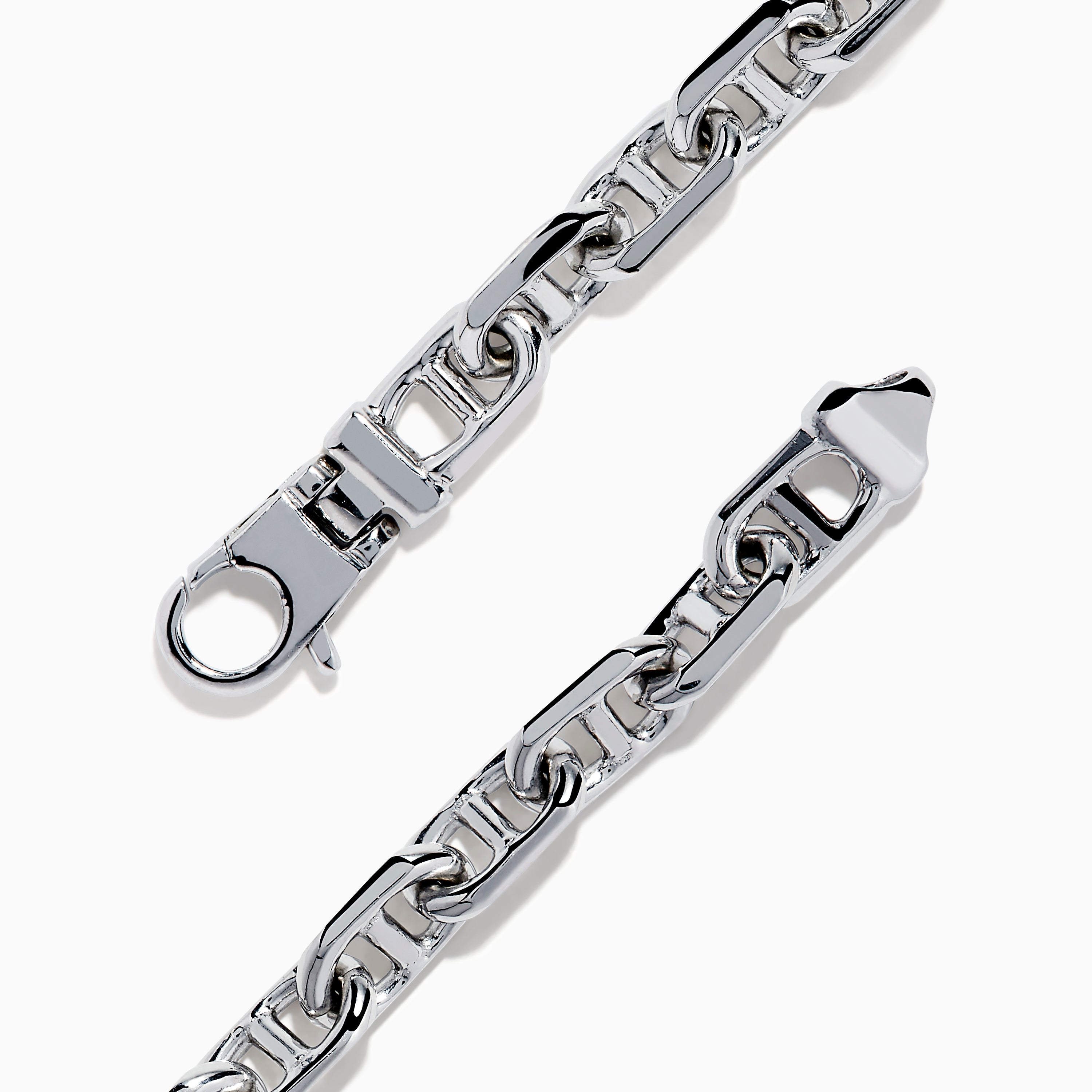Men's 925 Sterling Silver Anchor Bracelet