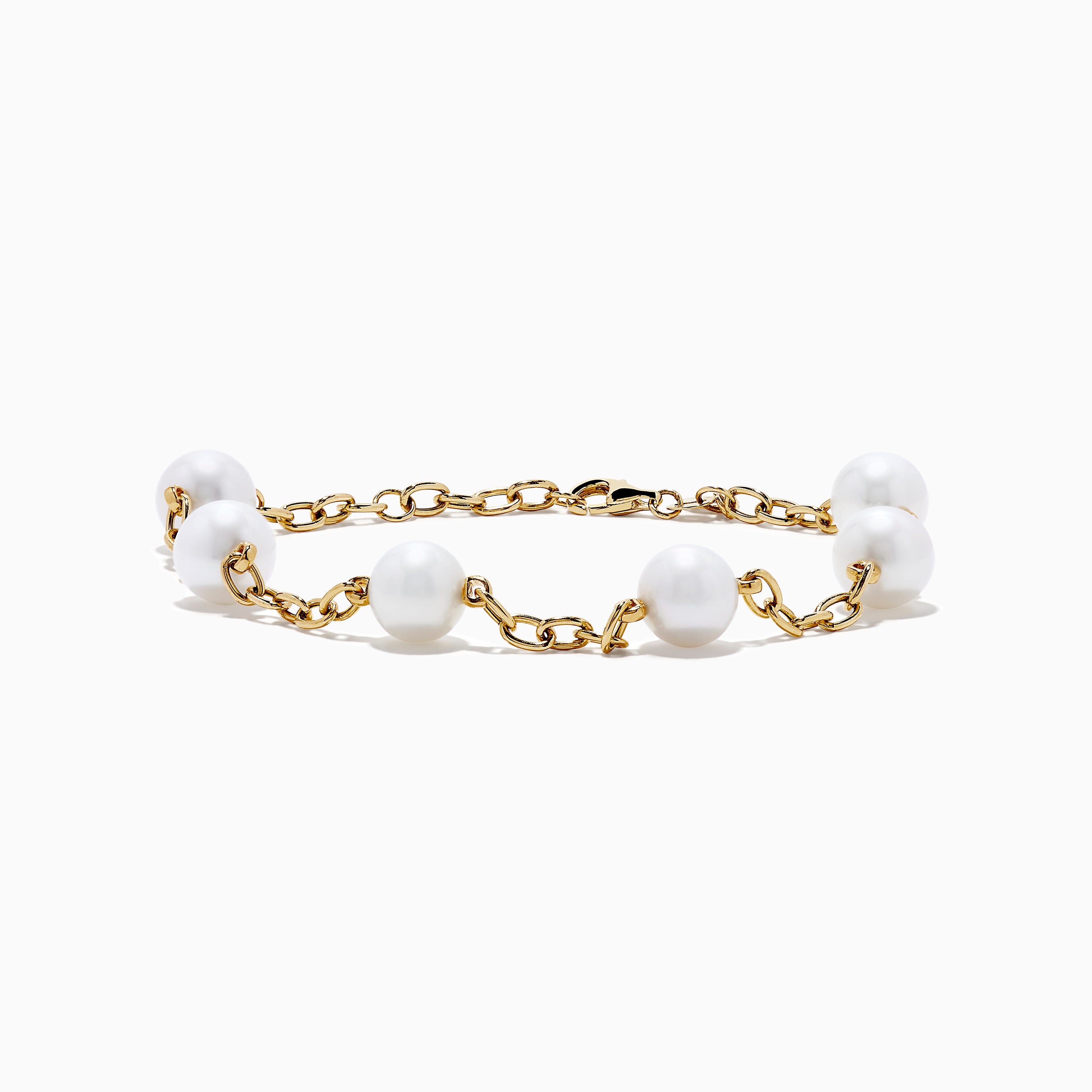 14K Fresh Water Pearl Station Bracelet – effyjewelry.com