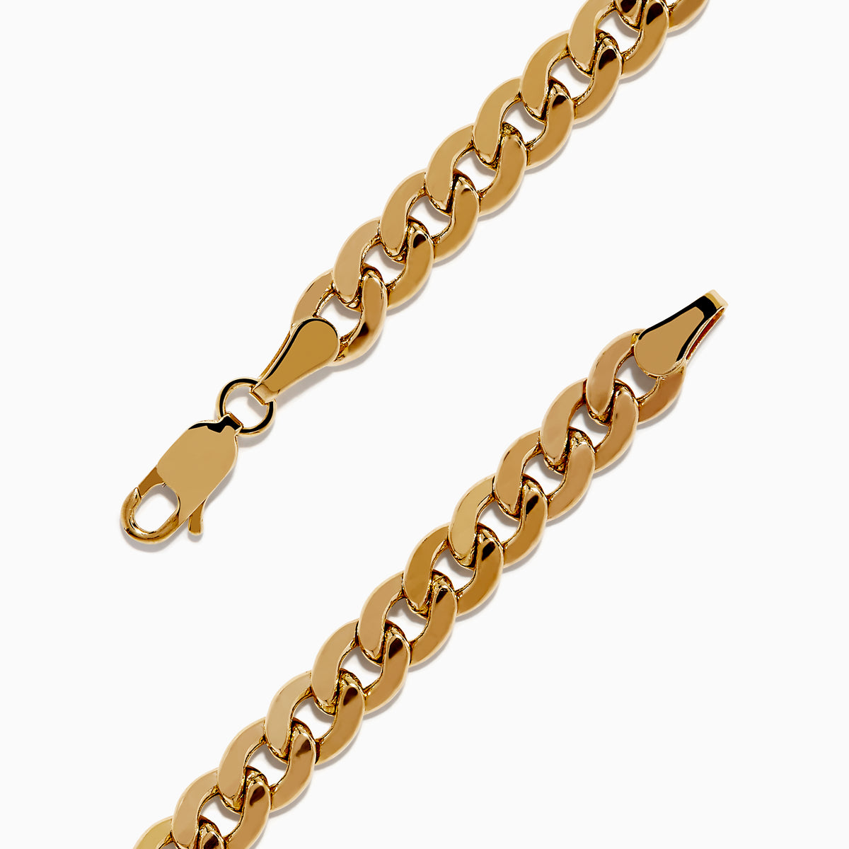 The Mens 14K Yellow Gold Diamond Anchor Chain Bracelet features a bold anchor design encrusted with sparkling diamonds, inspired by classic styles and serving as the central element on a chunky gold chain.