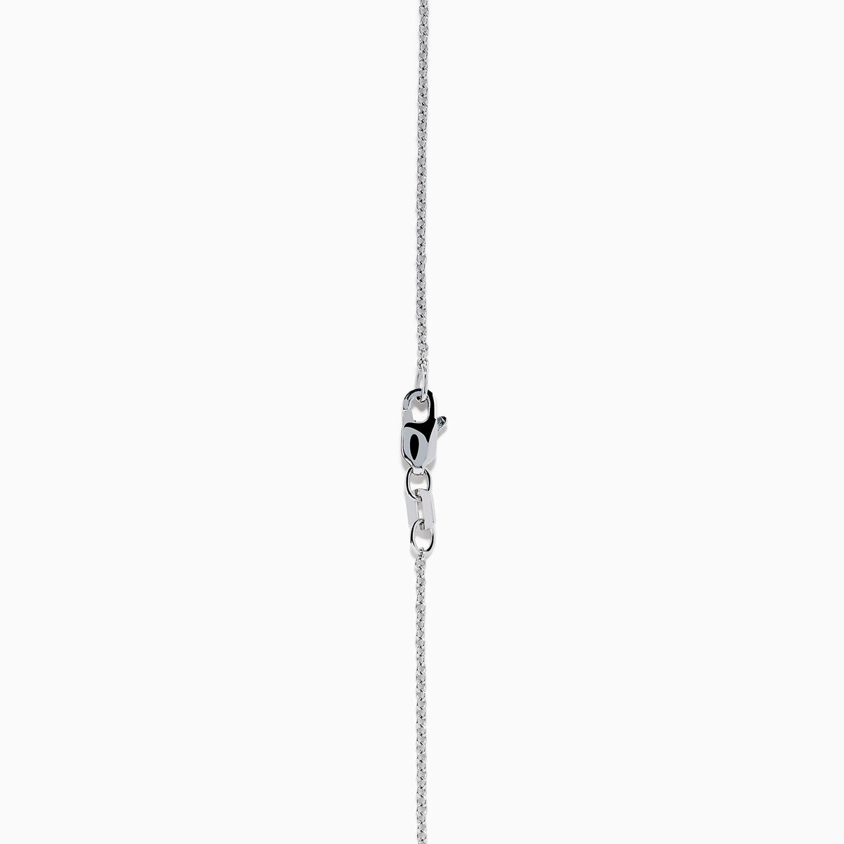 The Pave Classica 14K White Gold Diamond Pendant is a delicate necklace featuring a cushion-shaped pendant encrusted with sparkling white diamonds, shown against a plain white background.