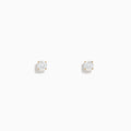 The 14K Yellow Gold Diamond Solitaire Stud Earrings 0.50 TCW feature small, round diamonds in yellow gold prongs, shown against a plain white background.