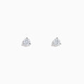 The 14K White Gold 0.50ct Diamond Stud Earrings feature small, round diamonds set in classic white gold, shown against a clean white background.