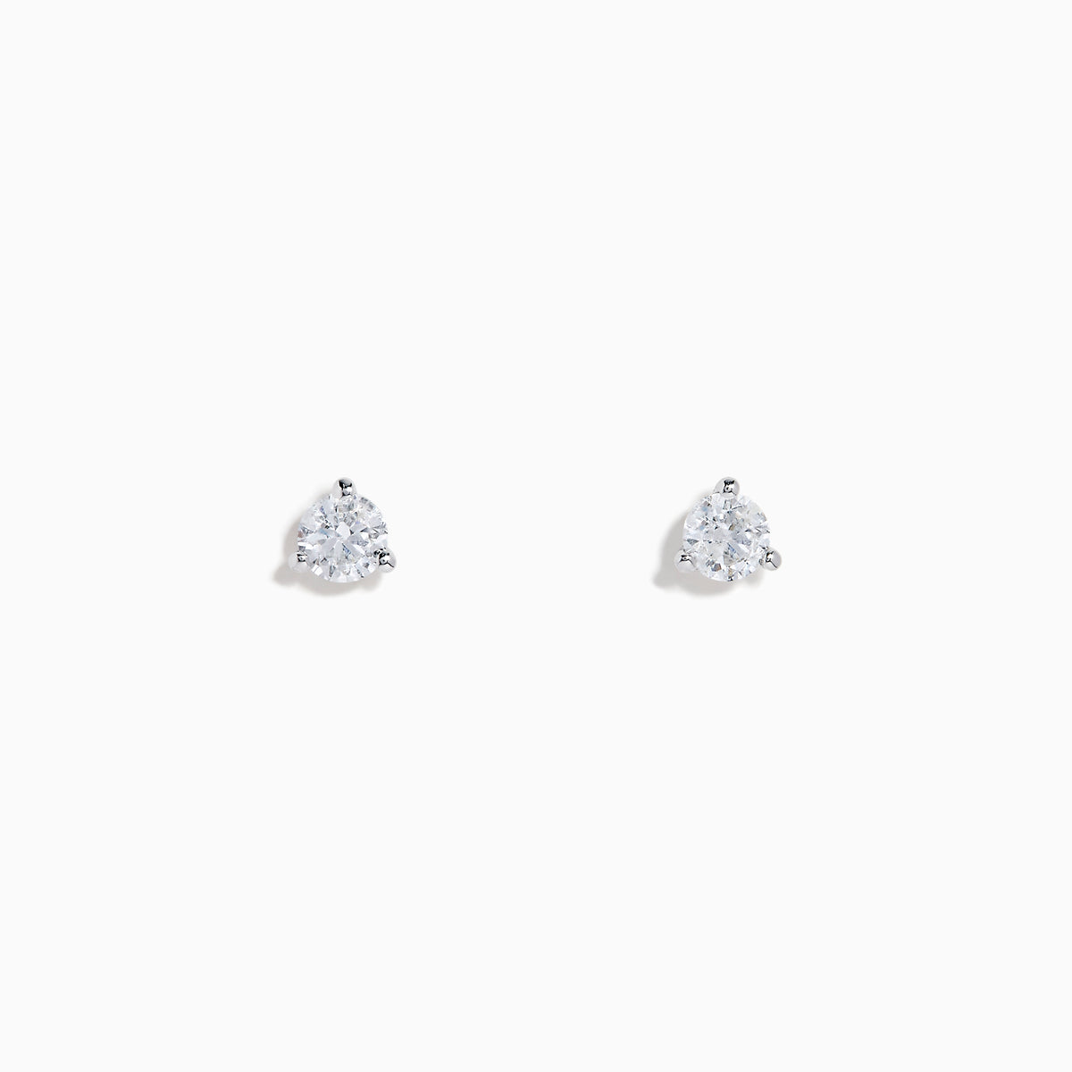 The 14K White Gold 0.50ct Diamond Stud Earrings feature small, round diamonds set in classic white gold, shown against a clean white background.